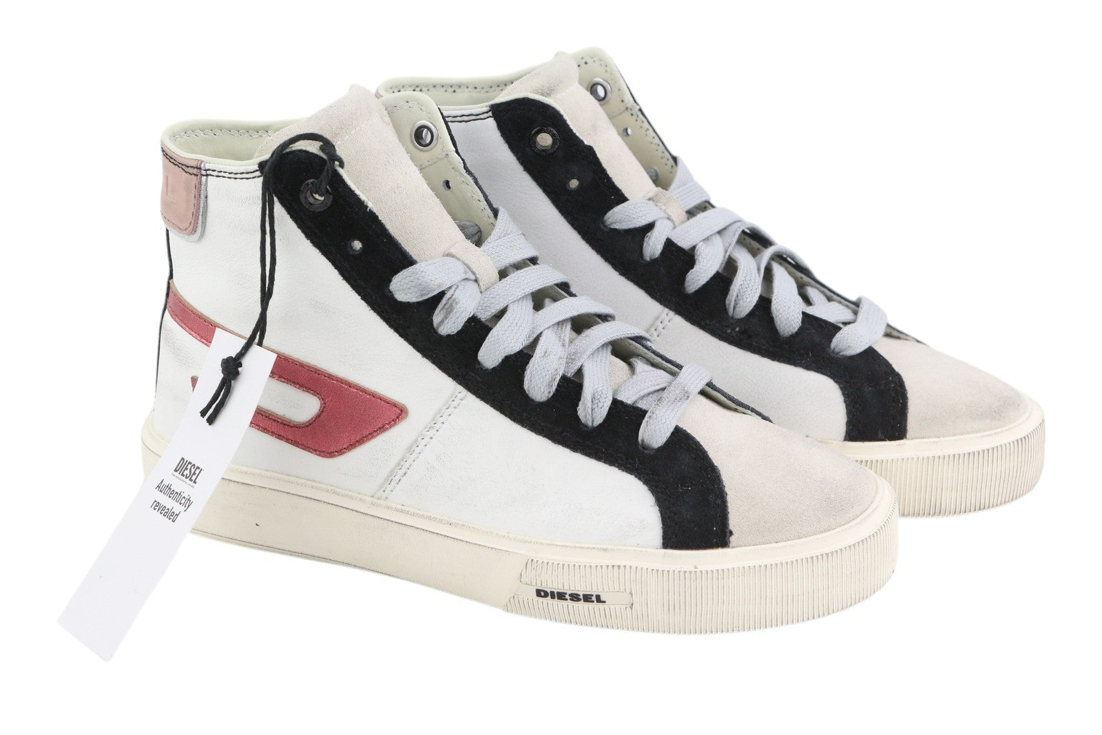 DIESEL S-Mydori ML W moteriški sportbačiai, šviesios karvės odos, aukštakulniai, EU35, RRP 220 € 