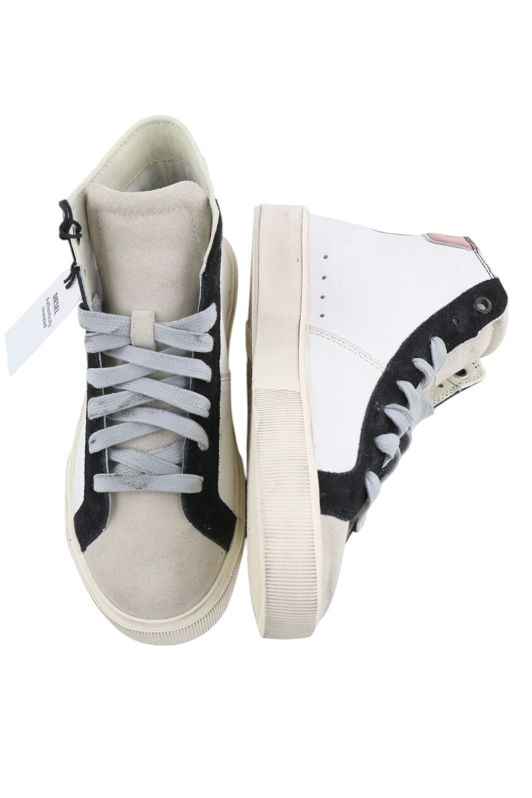 DIESEL S-Mydori ML W moteriški sportbačiai, šviesios karvės odos, aukštakulniai, EU35, RRP 220 € 