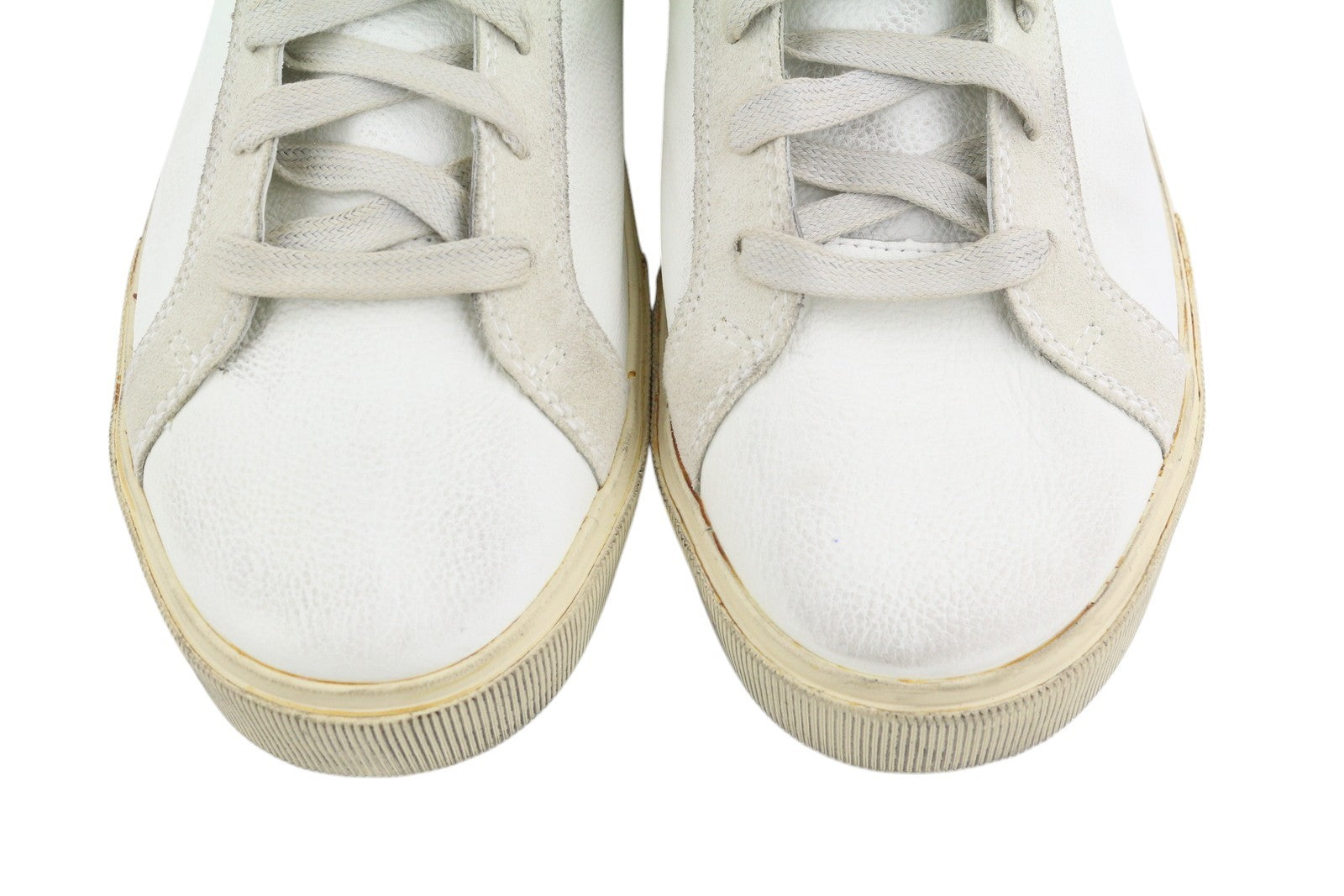 DIESEL S-Mydori Mc vyriški sportbačiai, balti, odiniai, aukštakulniai, su raišteliais, 45 dydis, RRP – 220 € 