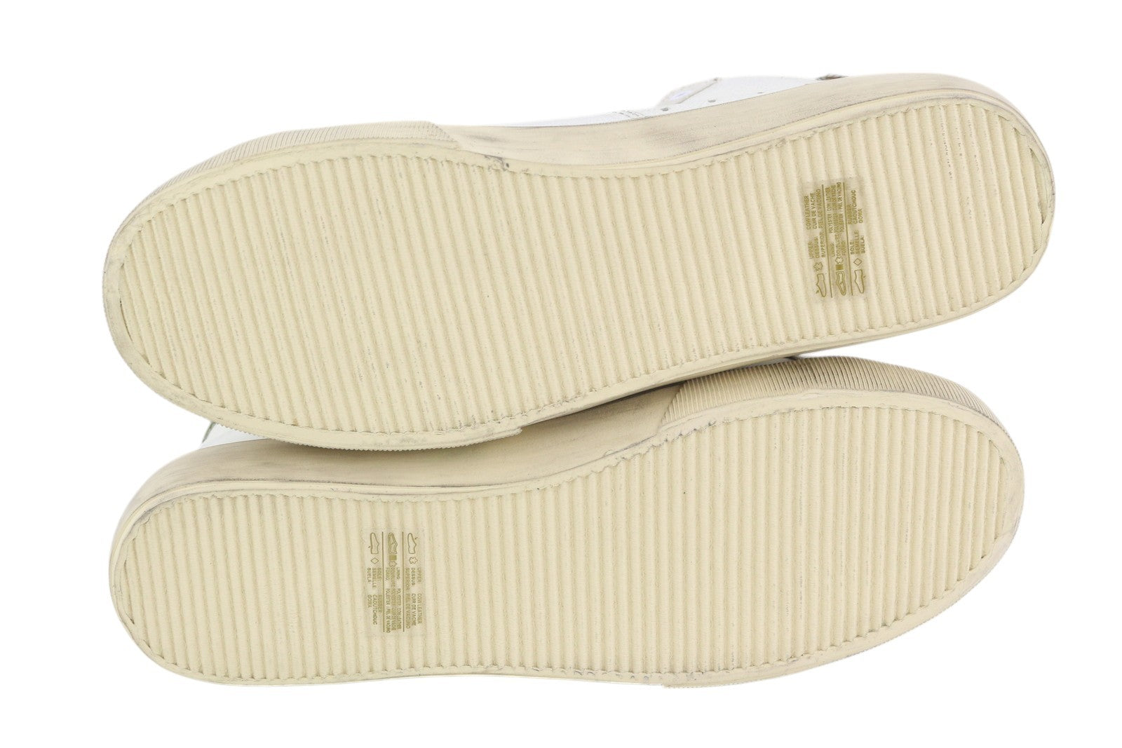 DIESEL S-Mydori Mc vyriški sportbačiai, balti, odiniai, aukštakulniai, su raišteliais, 45 dydis, RRP – 220 € 