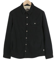 THE NORTH FACE „Campshire“ vyriška striukė, juoda, su vilnos pamušalu ir spaudėmis. 