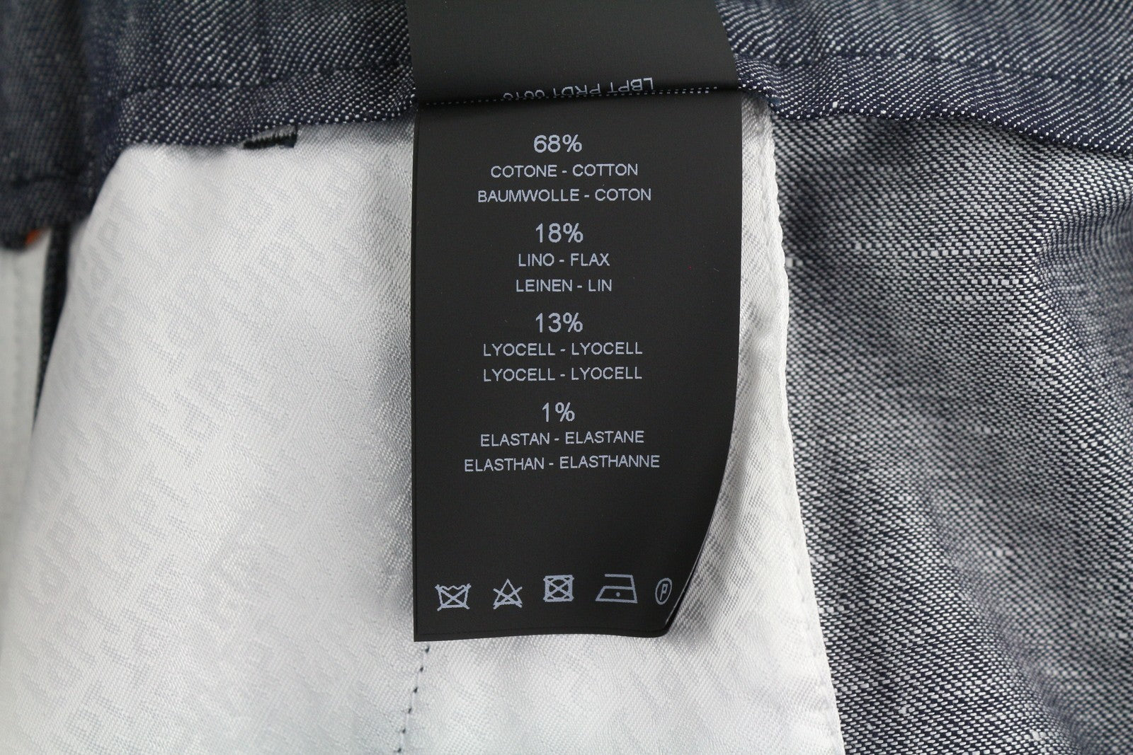 PT TORINO Taylor moteriškos kelnės 40 W28 pilkos lino mišinio aukštu juosmeniu platėjančiu kirpimu 