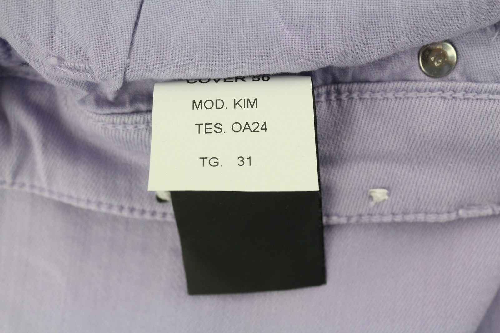 PT TORINO Kim Women Jeans W31 Purple Bootcut Fit Ankle Length Zip Fly Light