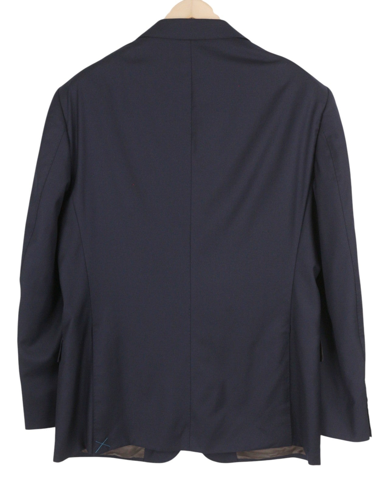 „SUITSUPPLY Napoli“ vienaeilis vyriškas švarkas UK46R mėlynas grynos vilnos atlapas su įpjova 