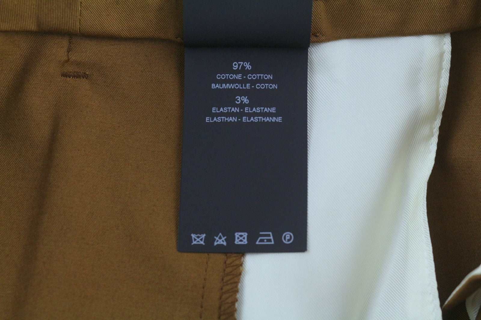 PT TORINO Mia moteriškos kelnės 48 W32 rudos platėjančiomis klešnėmis iki kulkšnių su gėlių raštu 