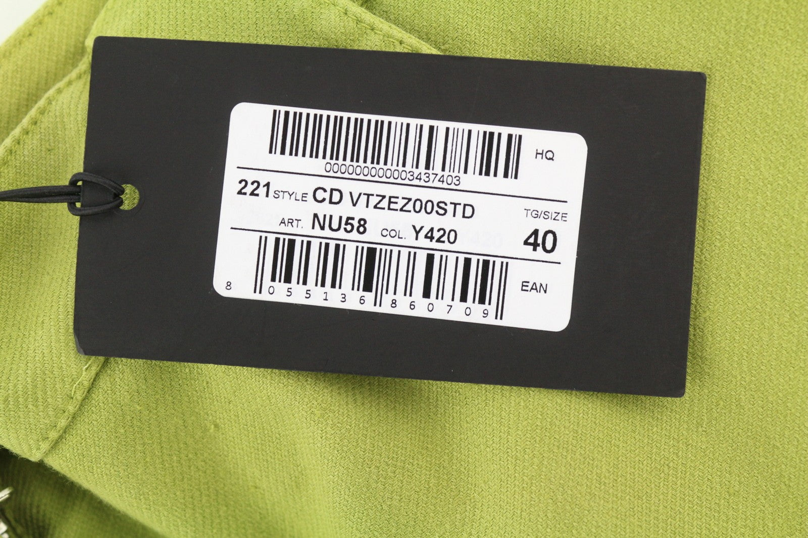 PT TORINO Zoe moteriškos kelnės 40 W26 žalios, aukštu liemeniu, lininio audinio, siaurėjančios 