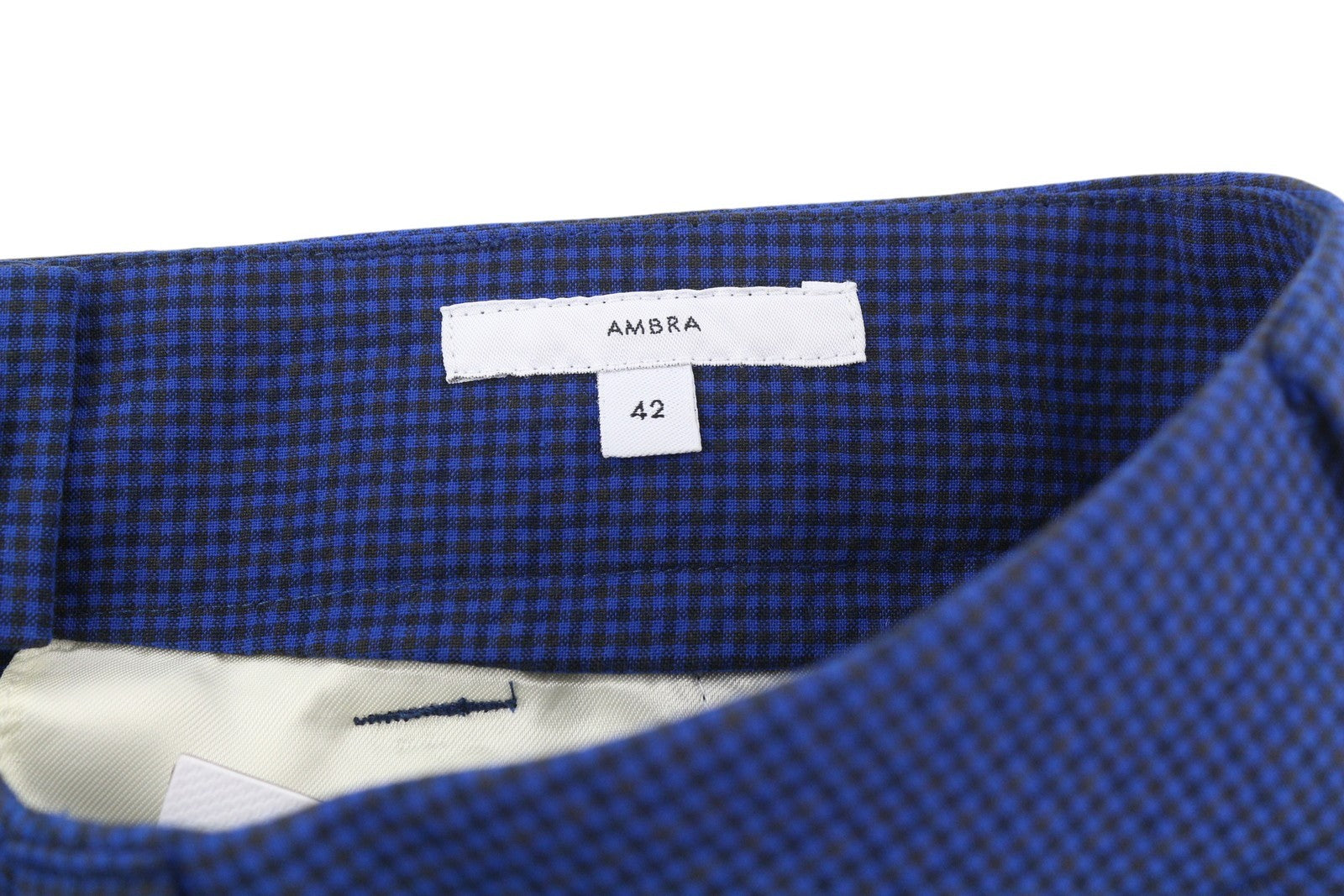 PT TORINO Ambra moteriškos kelnės 42 W30 mėlynos raštuotos atlenktos siaurėjančios iki kulkšnių 