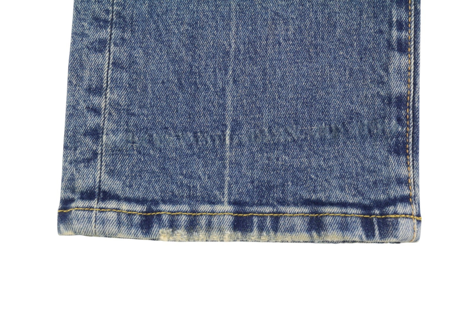 R13 Boy Straight Women Jeans 27 Ankle Cropped Washed Blue Kelly Stretch RRP€645