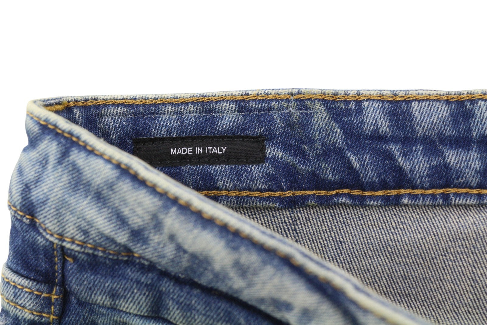 R13 Boy Straight Women Jeans 26 Ankle Cropped Washed Blue Kelly Stretch RRP€645