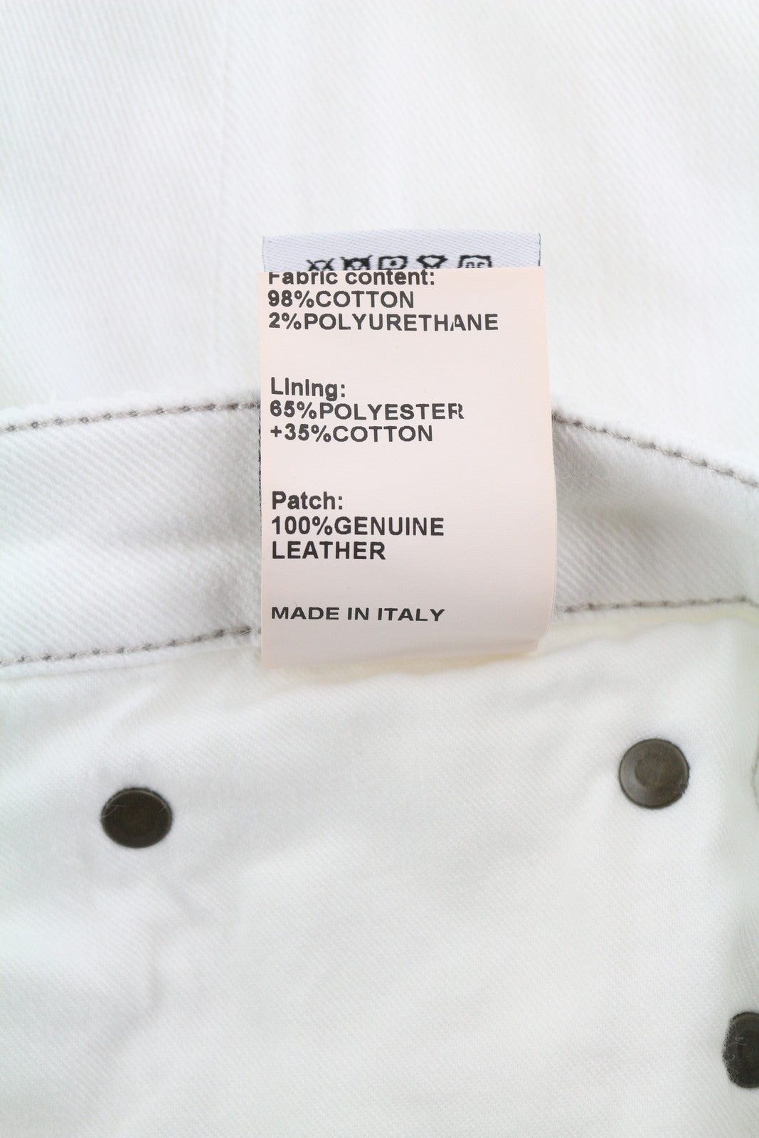 R13 Kick moteriški džinsai, 24 colių, laisvo kirpimo, su užtrauktuku, laisvalaikio, iki kulkšnies, balti, rekomenduojama kaina – 526 € 