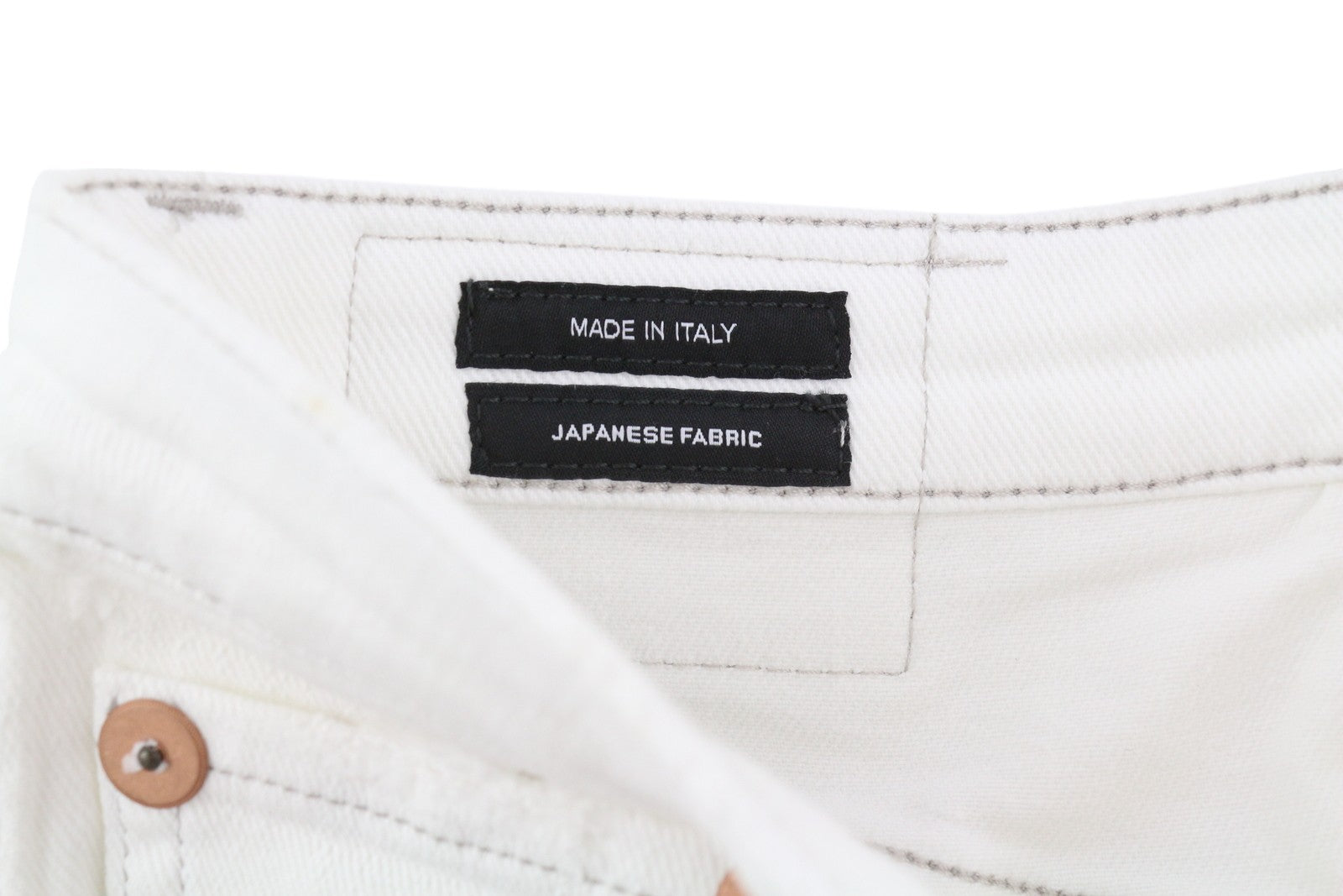 R13 Kick moteriški džinsai, 24 colių, laisvo kirpimo, su užtrauktuku, laisvalaikio, iki kulkšnies, balti, rekomenduojama kaina – 526 € 