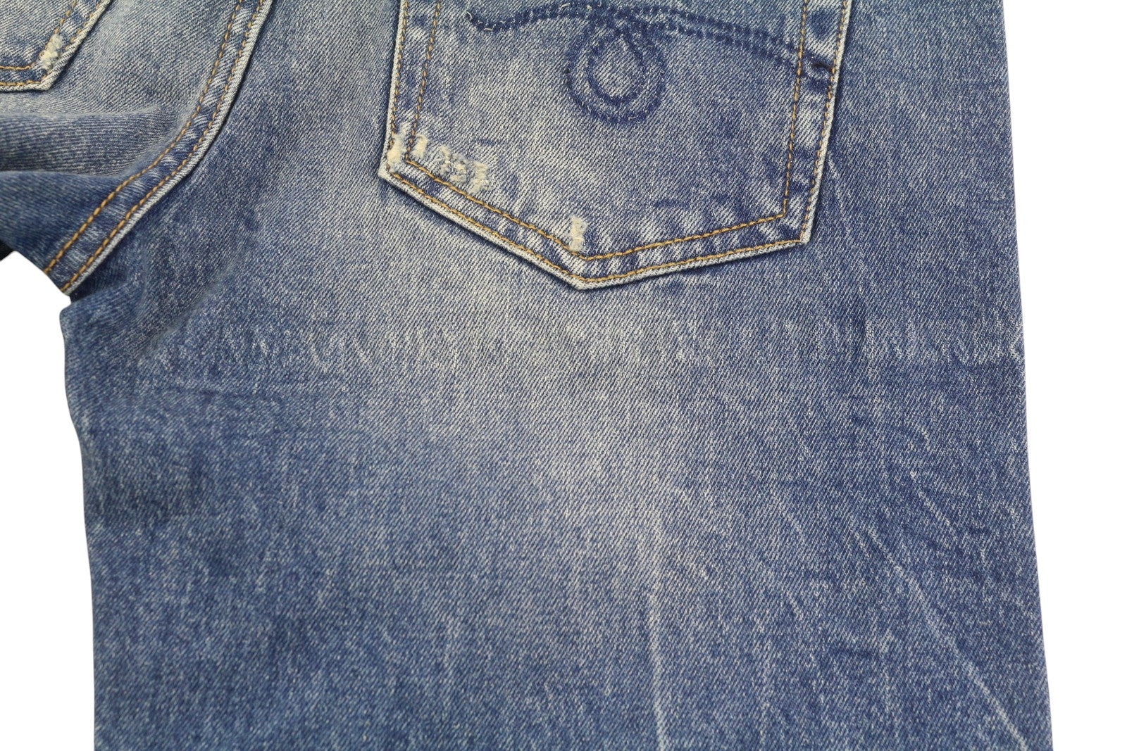 R13 berniukiški tiesūs moteriški džinsai 26 trumpi iki kulkšnių mėlyni Kelly tamprūs džinsai RRP 645 € 