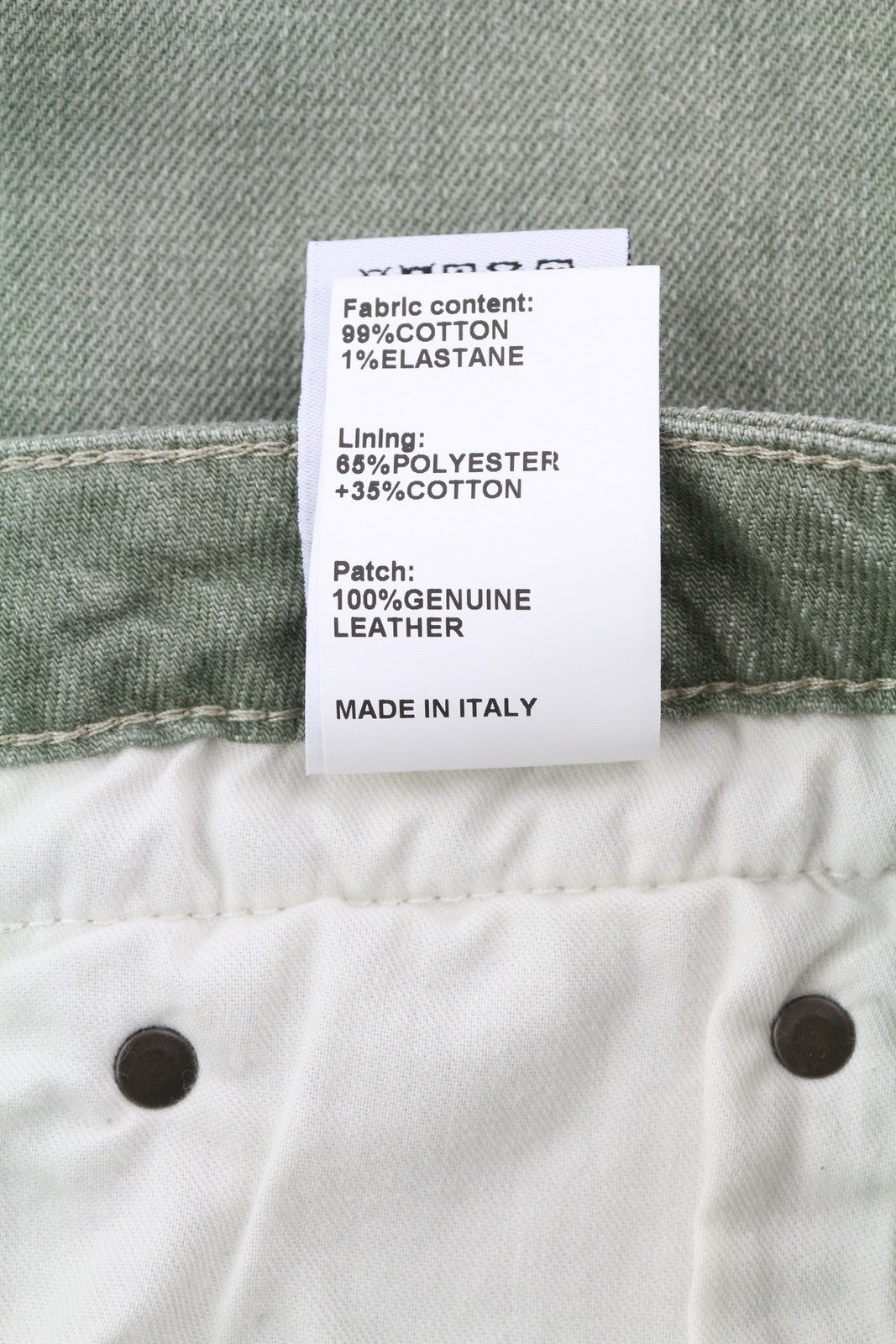 R13 Tobi berniukiški moteriški džinsai, 27, žemo liemens, ploni, skalbti, armijos žali, tamprūs, RRP 695 € 