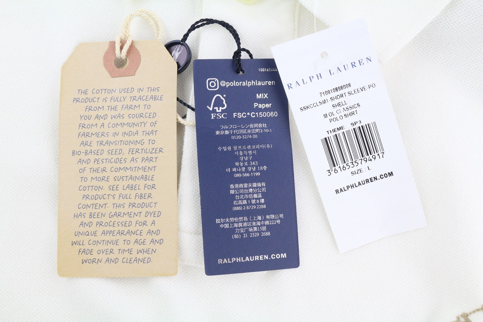 RALPH LAUREN klasikinio kirpimo vyriški polo marškinėliai su ilgomis rankovėmis, L dydžio, siuvinėti, RRP 211 USD 