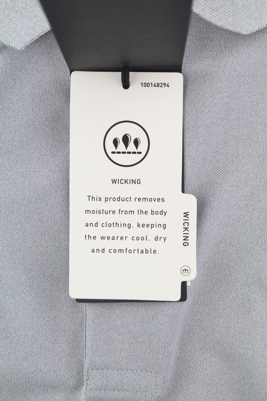 RLX RALPH LAUREN golfo vyriški marškinėliai L dydžio pilki su neperšlampamomis trumpomis rankovėmis su meškiuko formos polo marškinėliais, rekomenduojama kaina – 179 € 