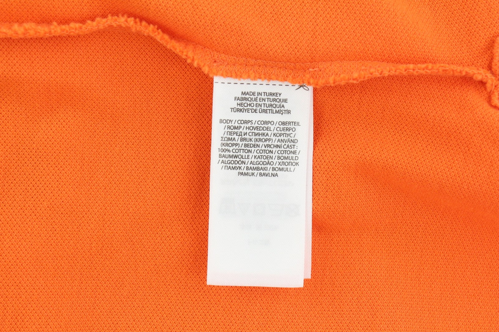 RALPH LAUREN vyriški marškinėliai su plonu kirpimu, oranžiniai, trumpomis rankovėmis, polo apykakle. 