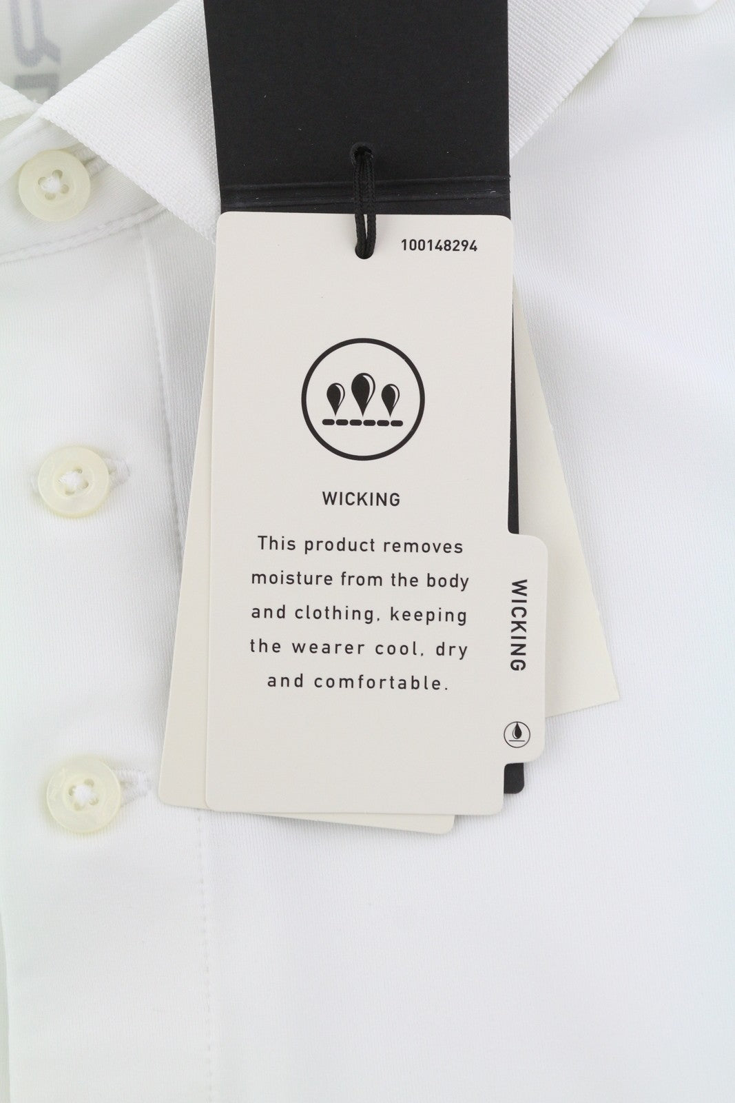 RLX RALPH LAUREN golfo vyriški marškinėliai L dydžio, balti, pritaikyti neperšlampami polo marškinėliai. 