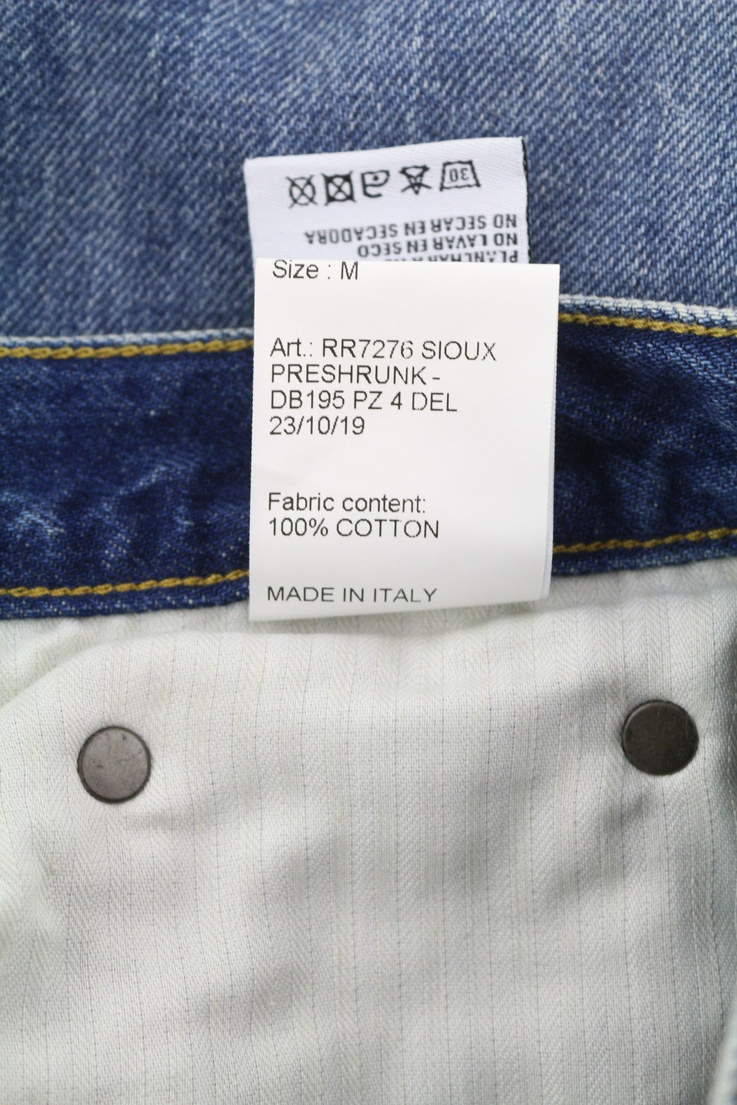 R13 Axl Slim Women Jeans 27 Zip Fly Washed Blue Kelly Tex Logo Denim Casual