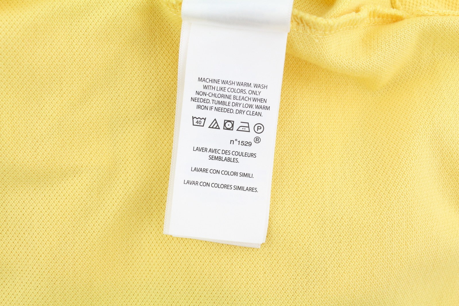 RALPH LAUREN vyriški ploni marškinėliai, 2XL dydžio, geltoni trumpomis rankovėmis, rekomenduojama kaina – 125 € 