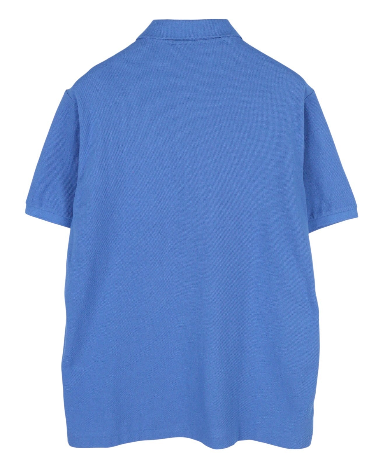 RALPH LAUREN klasikinio kirpimo vyriški marškinėliai L dydžio, mėlyni, trumpomis rankovėmis, tamprūs polo kakleliai 