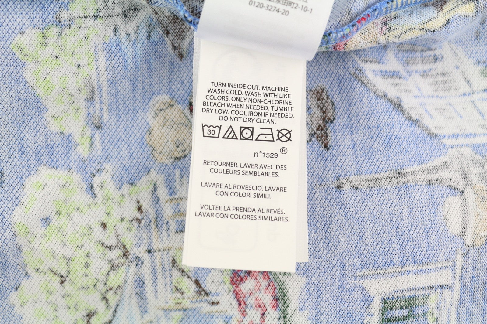 RALPH LAUREN vyriški ploni marškinėliai M su raštais, trumpomis rankovėmis, RRP 153 € 