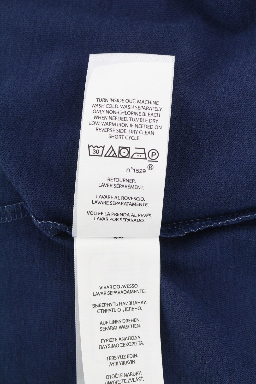 RALPH LAUREN vyriški XL dydžio mėlyni lininio mišinio trumpomis rankovėmis ir kišenėmis marškinėliai su kišenėmis. Rekomenduojama kaina – 175 €. 