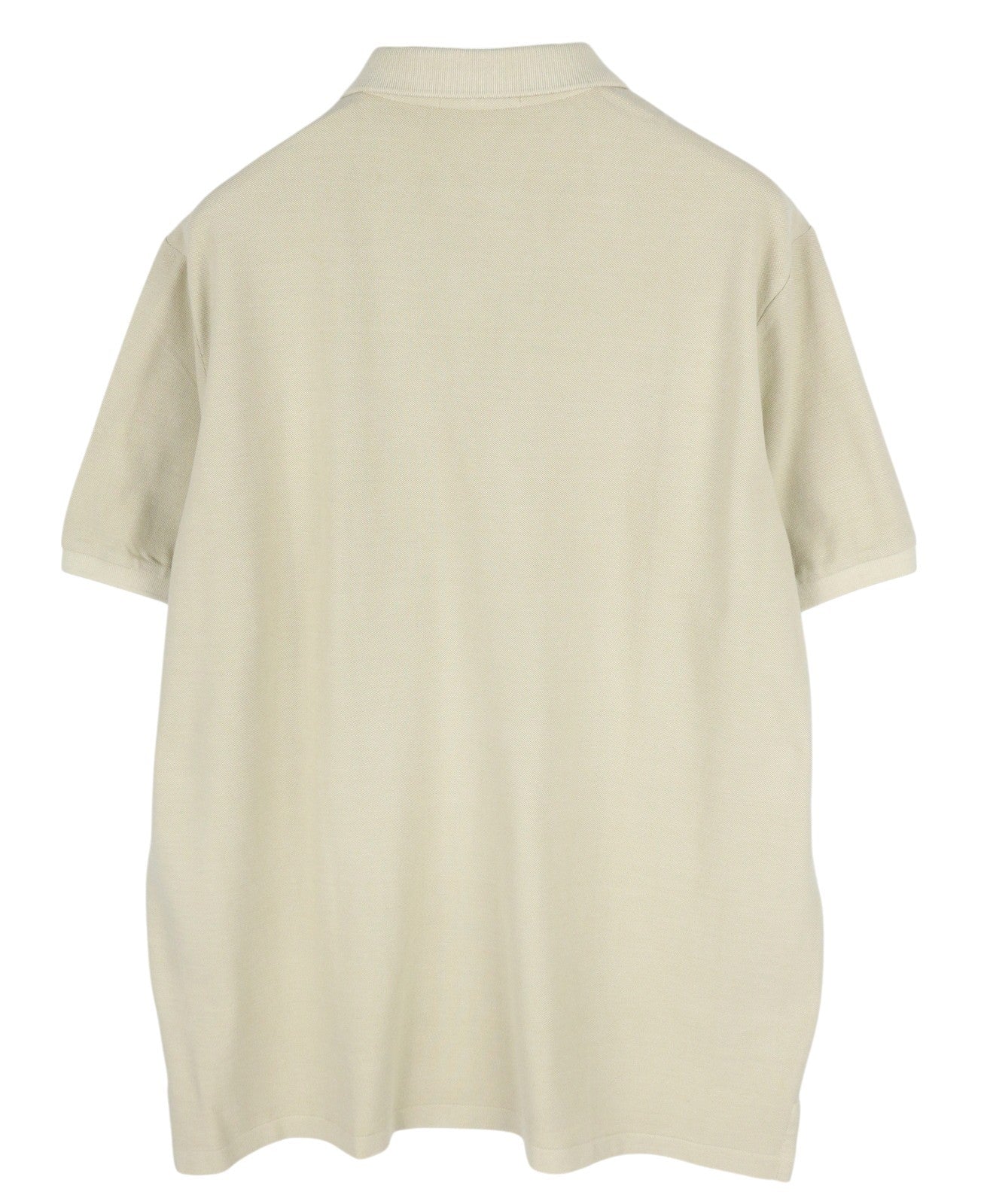 RALPH LAUREN klasikinio kirpimo vyriški XL dydžio smėlio spalvos trumpomis rankovėmis polo marškinėliai, rekomenduojama kaina – 185 € 