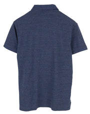 RALPH LAUREN Slim Fit vyriški marškinėliai M mėlyni trumpomis rankovėmis polo apykakle 