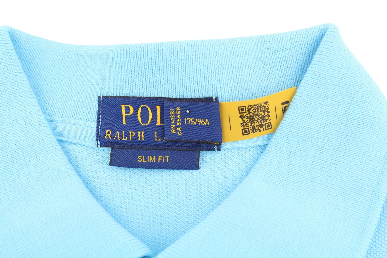 RALPH LAUREN Slim Fit vyriški marškinėliai M mėlyni trumpomis rankovėmis polo apykakle RRP 125 € 