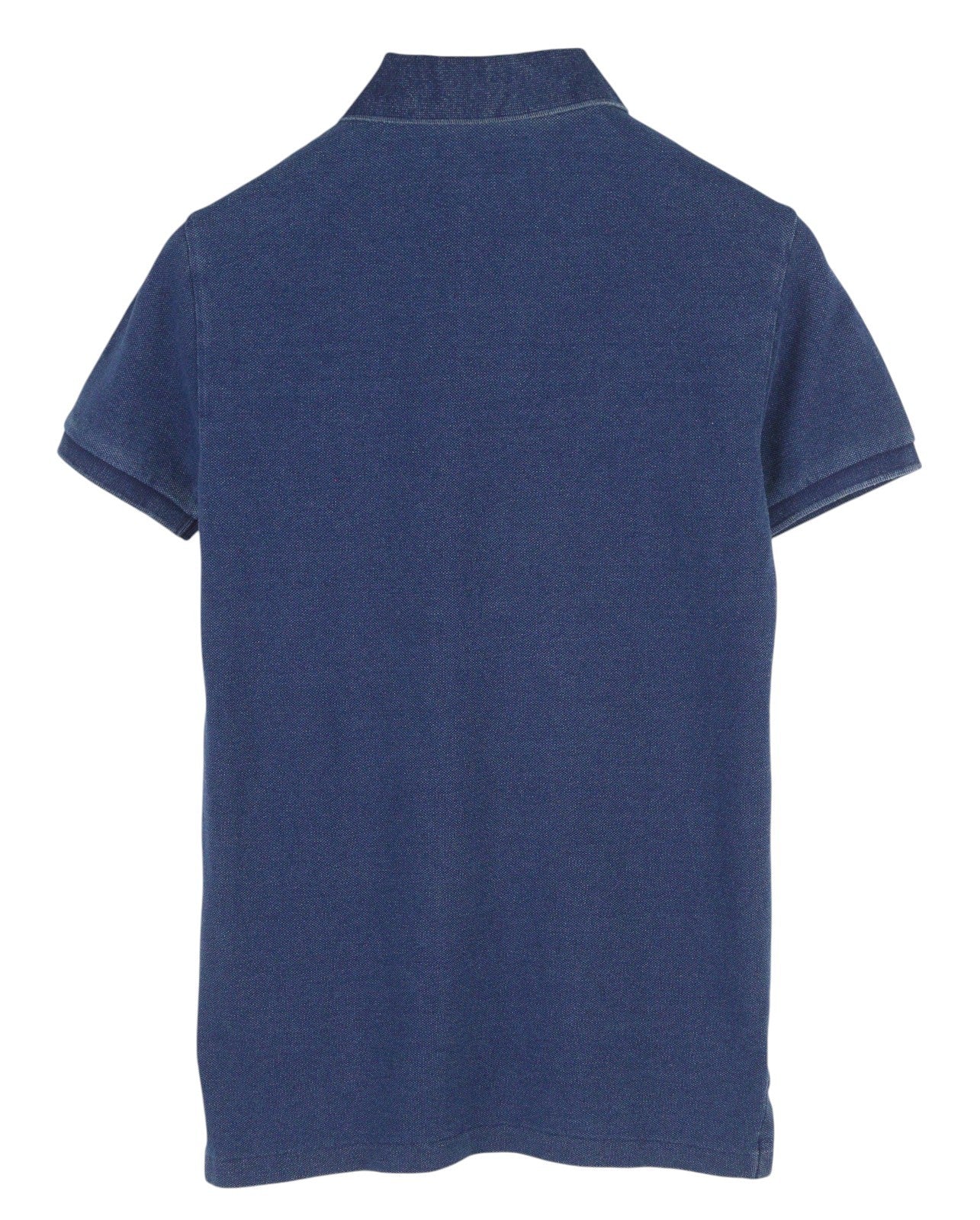 RALPH LAUREN „Custom Slim Fit“ vyriški marškinėliai XS dydžio mėlyni trumpomis rankovėmis polo marškinėliai 