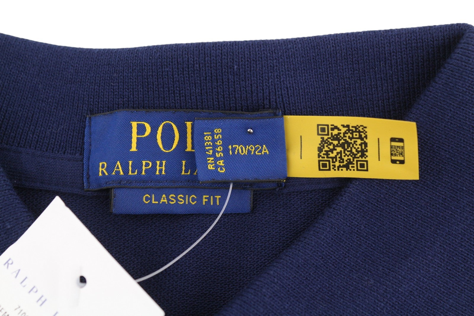 RALPH LAUREN klasikinio kirpimo vyriški marškinėliai su mėlynais trumpomis rankovėmis ir siuvinėtu logotipu 
