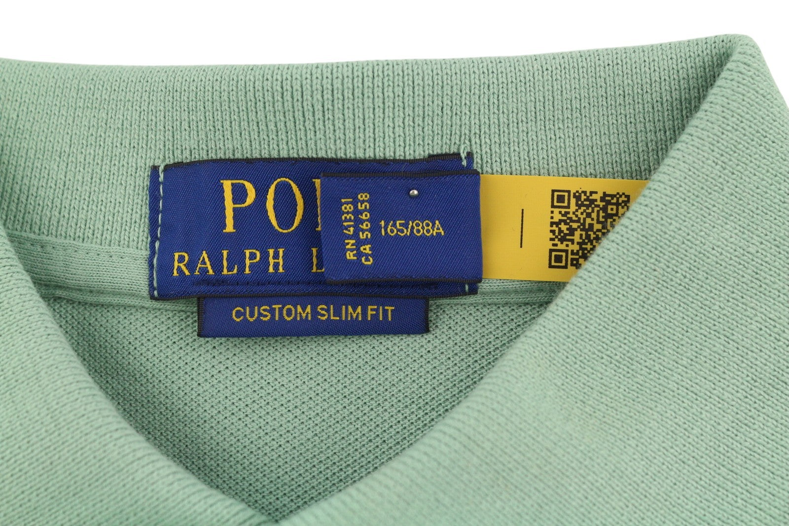 RALPH LAUREN „Custom Slim“ vyriški marškinėliai su žaliais trumpomis rankovėmis, XS dydžio, RRP 119 € 