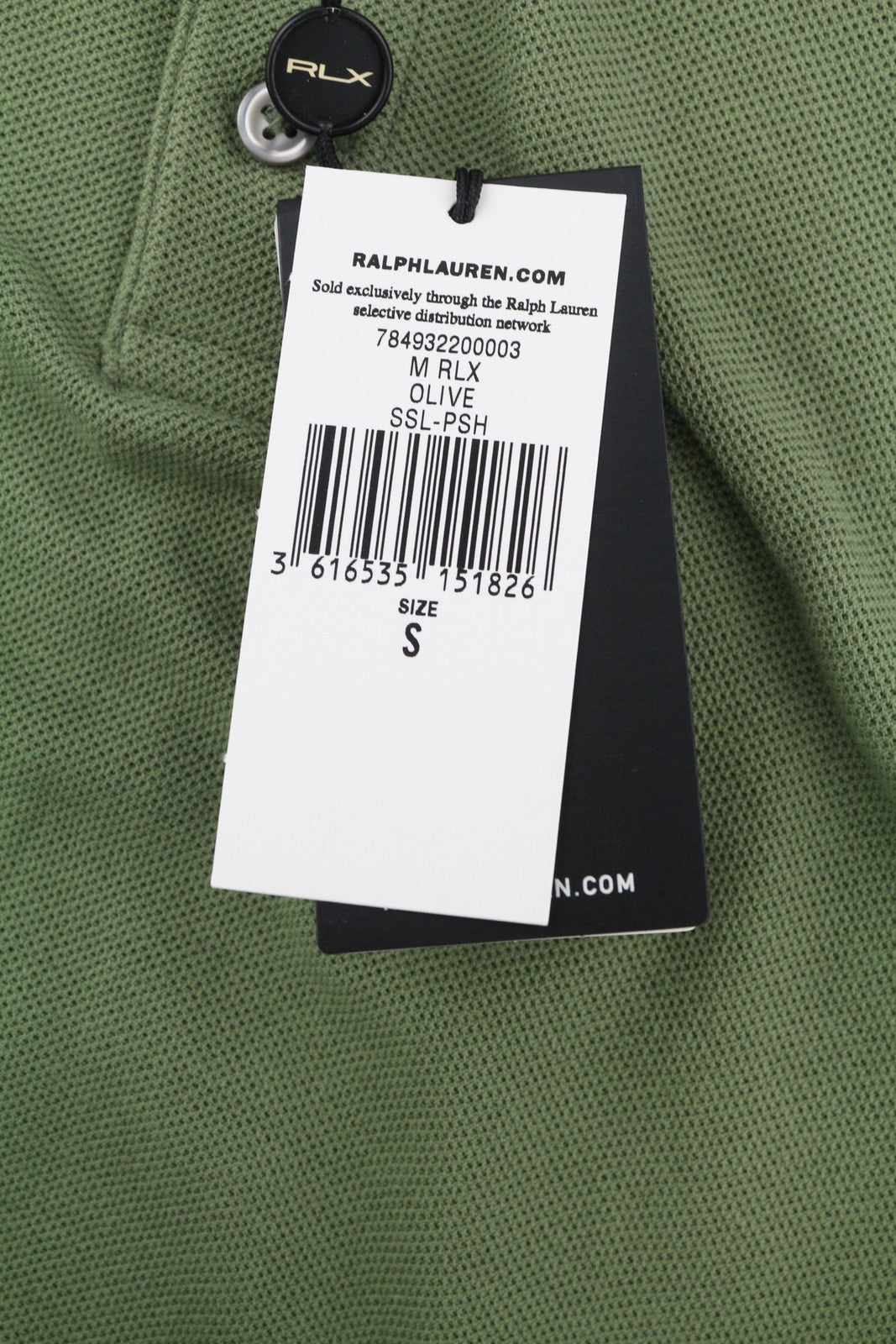 RLX RALPH LAUREN vyriški marškinėliai S žali trumpomis rankovėmis, polo apykakle, su šilkine danga, RRP 240 USD 