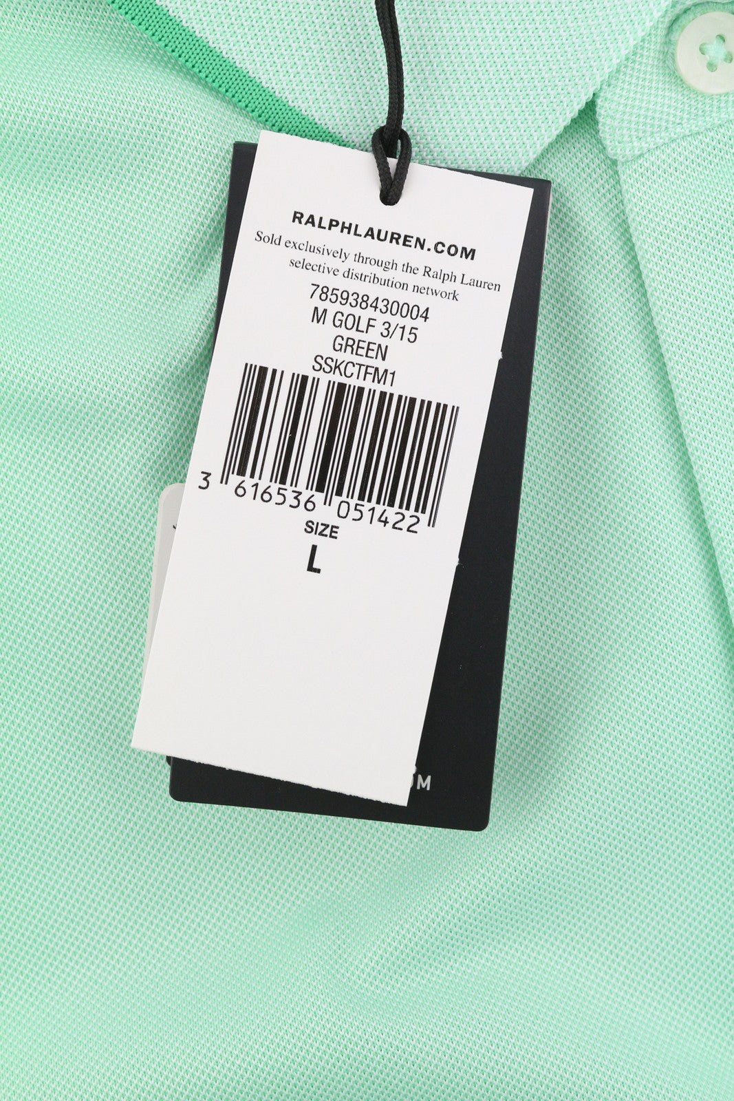 RLX RALPH LAUREN golfo vyriški marškinėliai L žali trumpomis rankovėmis su polo kaklu ir logotipu 