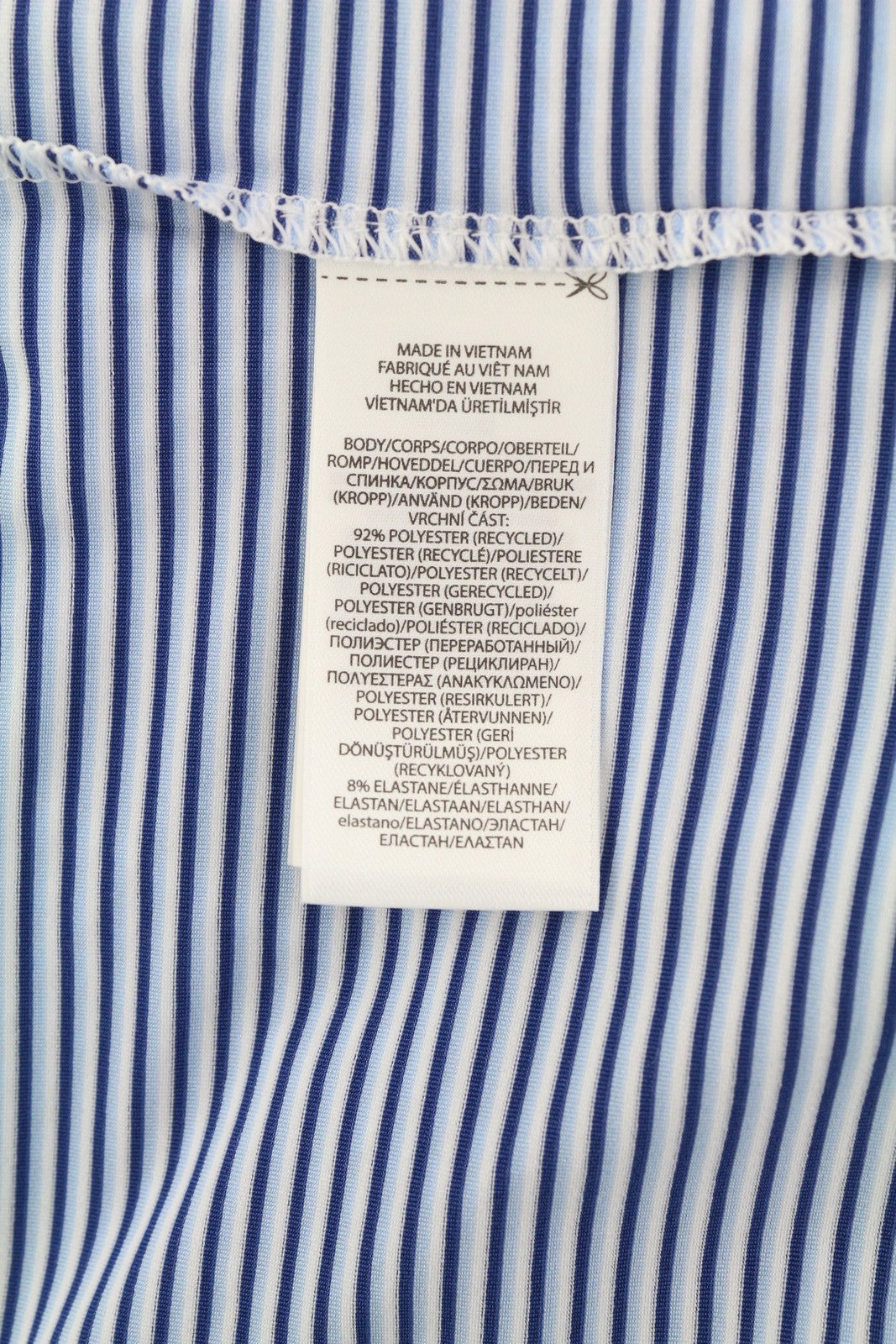 RLX RALPH LAUREN golfo vyriški marškinėliai su mėlynais dryžuotais ir trumpomis rankovėmis bei polo kaklu, 2XL dydžio. 