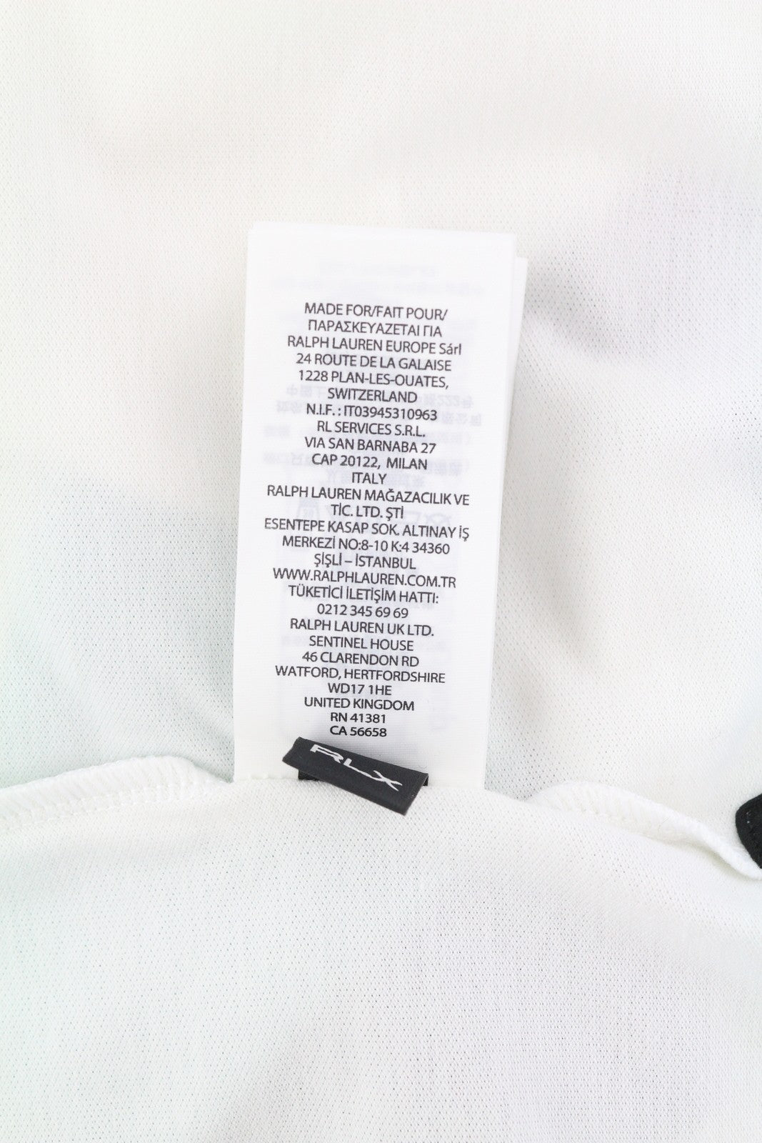 RLX RALPH LAUREN golfo vyriški marškinėliai su baltu trumpomis rankovėmis, 2XL dydžio, su neperšlampamu audiniu, RRP 130 € 