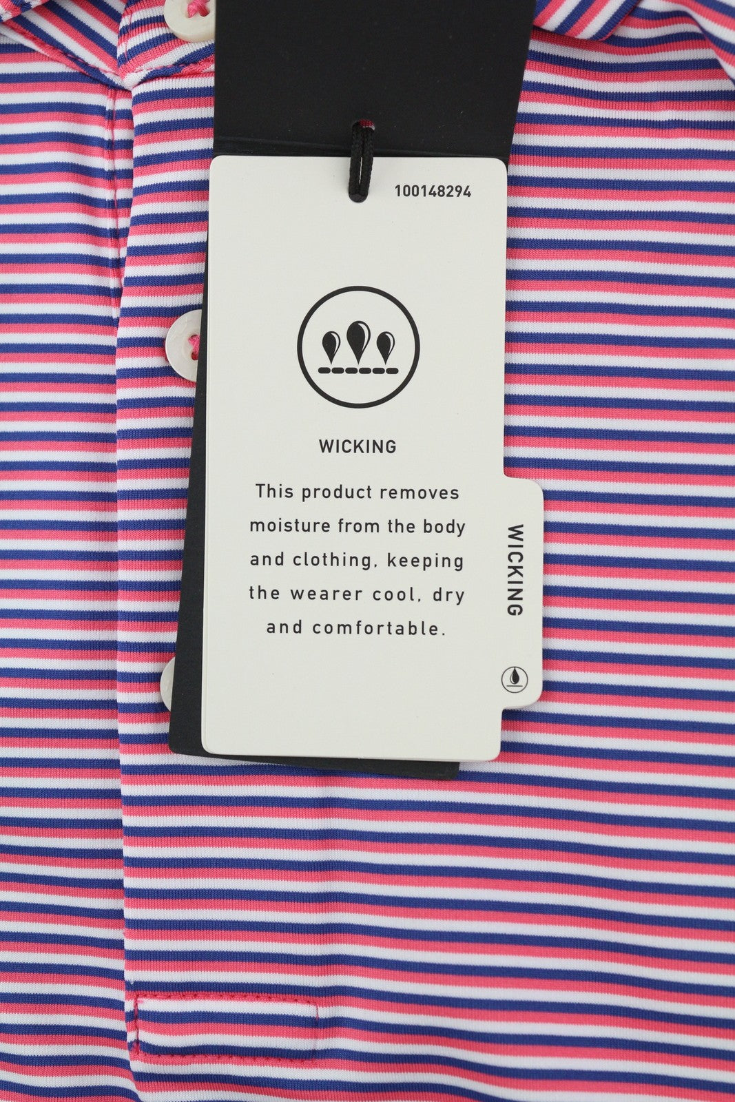 RLX RALPH LAUREN golfo vyriški marškinėliai M dryžuoti trumpomis rankovėmis polo apykakle su gobtuvu 