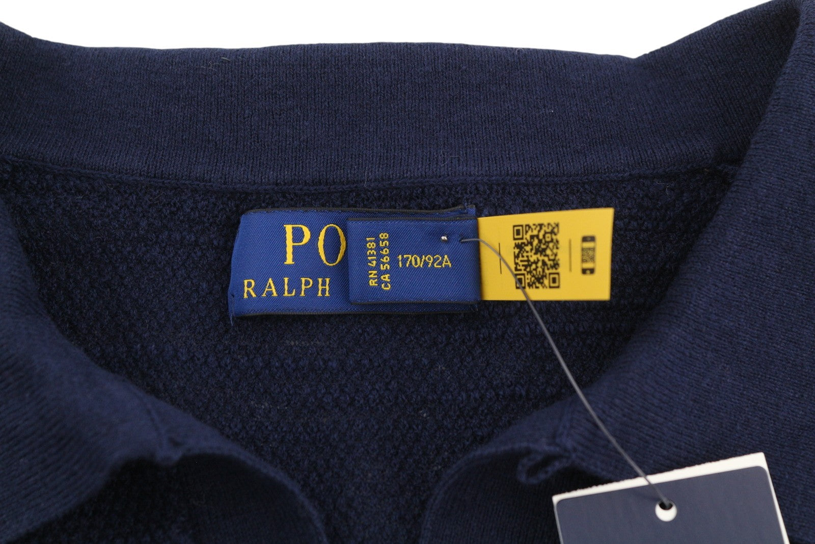 RALPH LAUREN vyriški mėlyni trumpomis rankovėmis lininio mišinio tekstūruoti polo marškinėliai S dydžio, rekomenduojama kaina – 241 € 