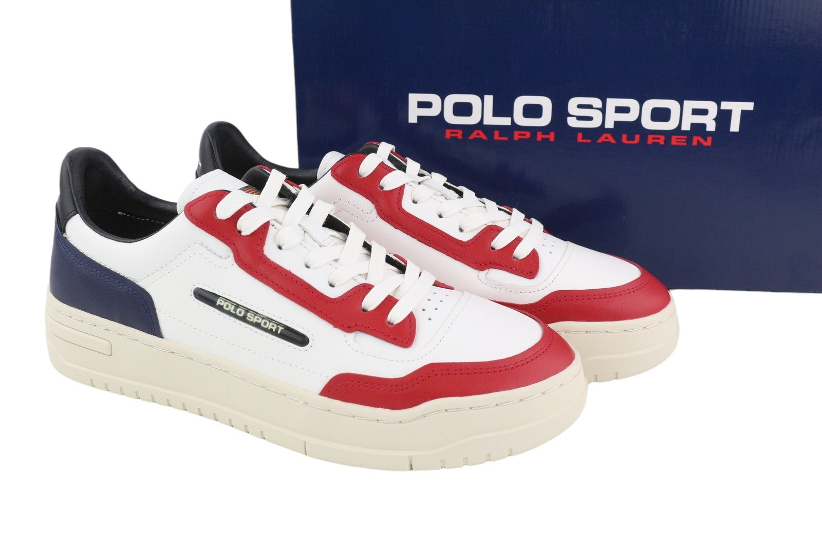 RALPH LAUREN SPORT PS 300-SK-LTL vyriški sportbačiai, EU41, odiniai sportbačiai, rekomenduojama kaina – 130 € 