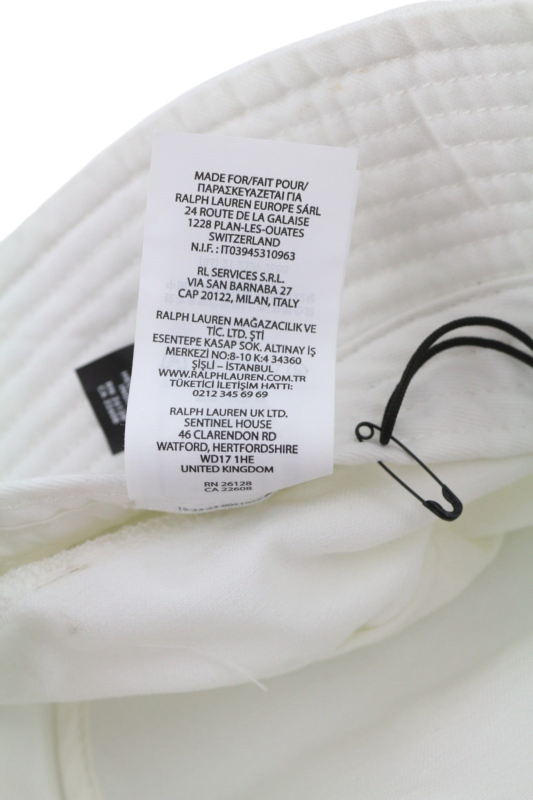 RLX RALPH LAUREN golfo moteriška kepurė 57 CM balta unisex skrybėlė su užsegimu ir logotipu laisvalaikiui 