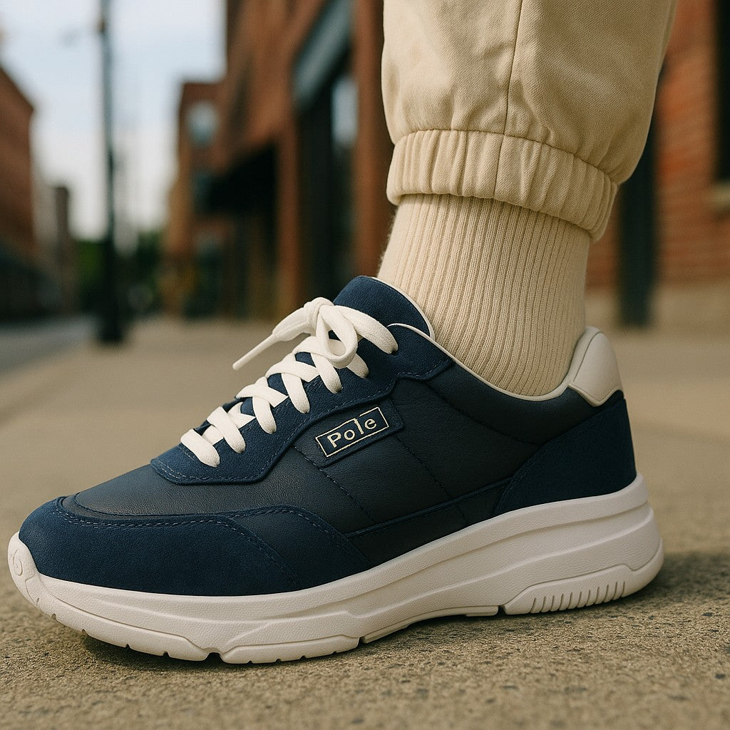 RALPH LAUREN Spa Racer 100-SK-LTL vyriški sportbačiai, EU43, odiniai, kaina – 200 € 