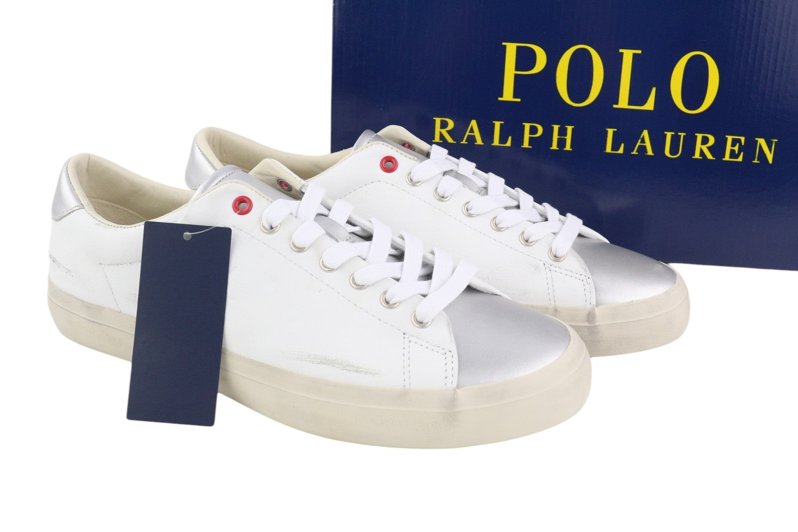 RALPH LAUREN Longwood-SK-VLC vyriški sportbačiai, EU42, odiniai sportbačiai, rekomenduojama kaina – 130 € 