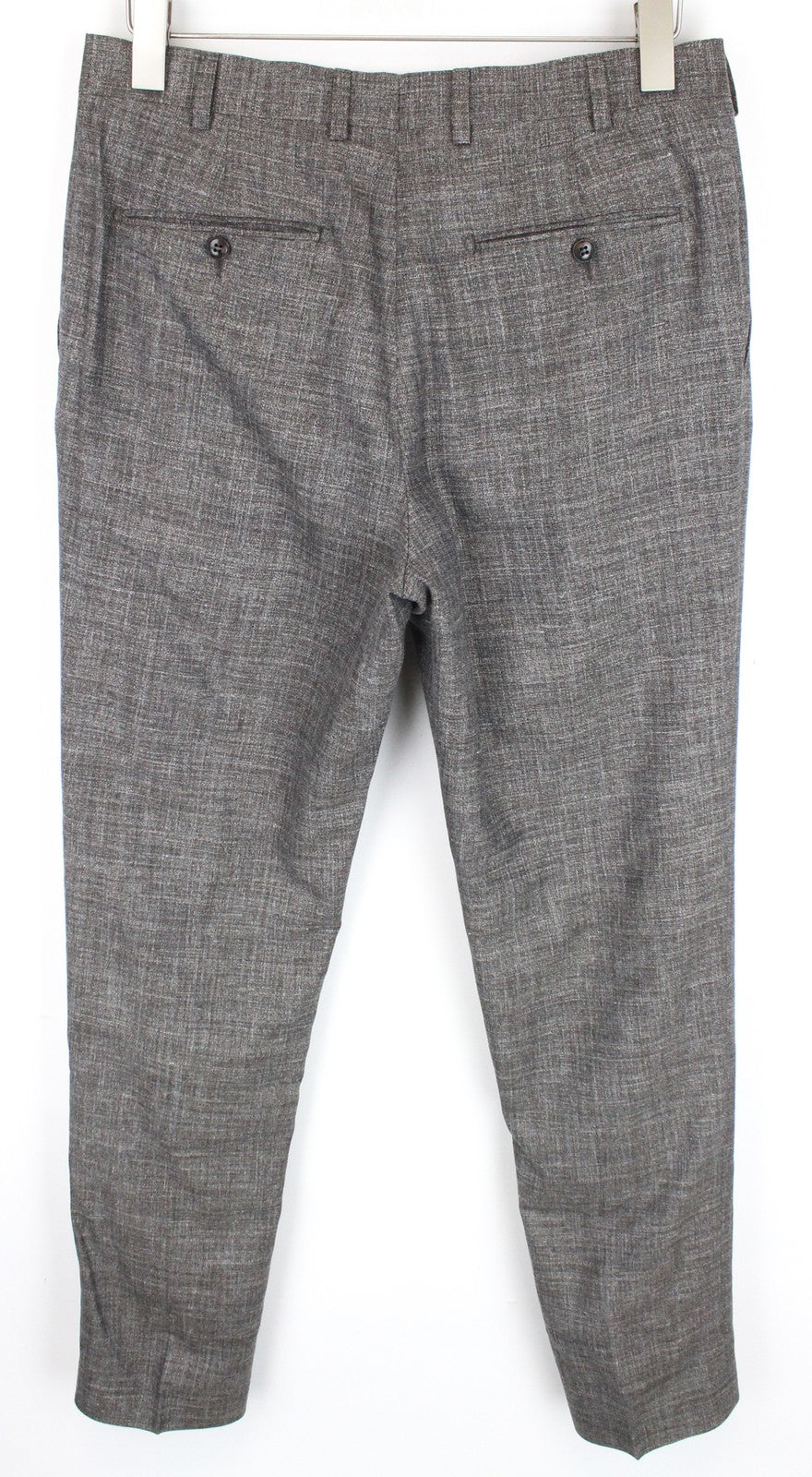 SUITSUPPLY Havana Patch Men's UK38R Wool Silk Linen Brown 2 Piece Lined Suit