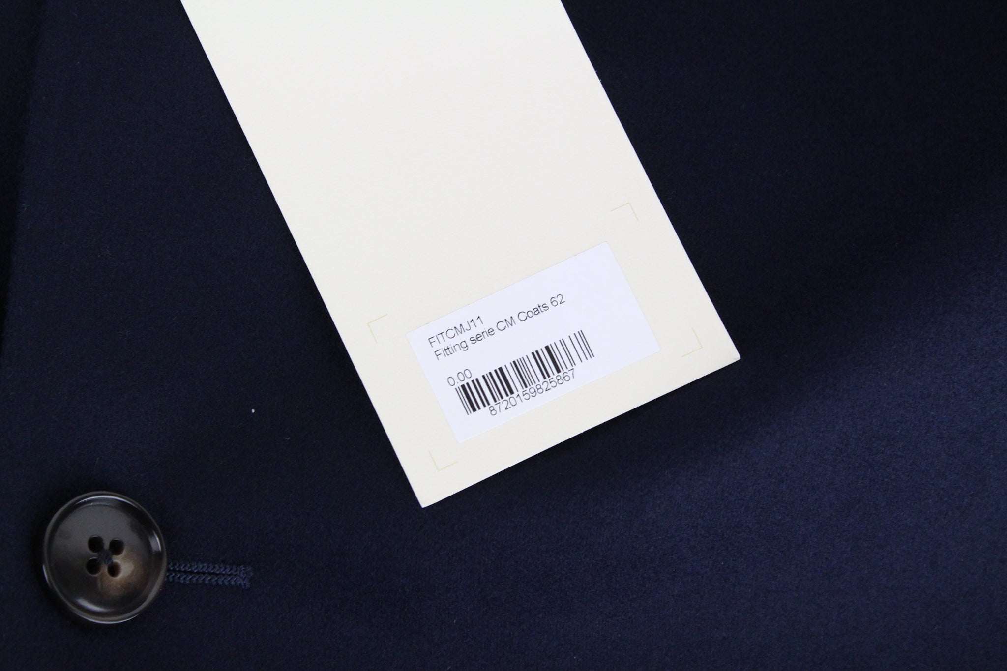 „SUITSUPPLY Vicenza“ vyriškas tamsiai mėlynas vilnonis, vidutinio ilgio flanelinis paltas, UK52R, su pamušalu 