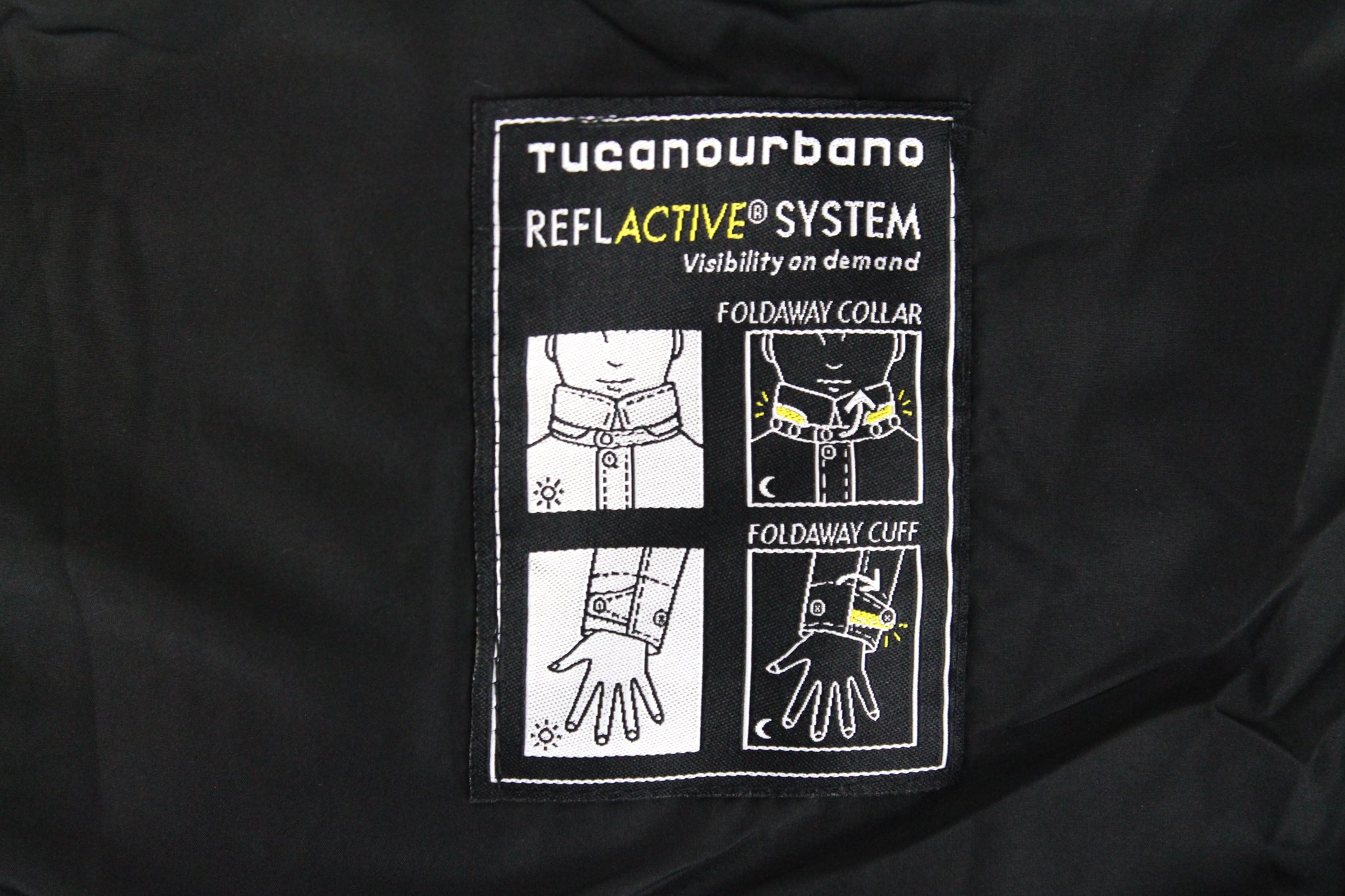 TUCANO URBANO Men's S Navy Waterproof Reflective Padded Hooded Jacket