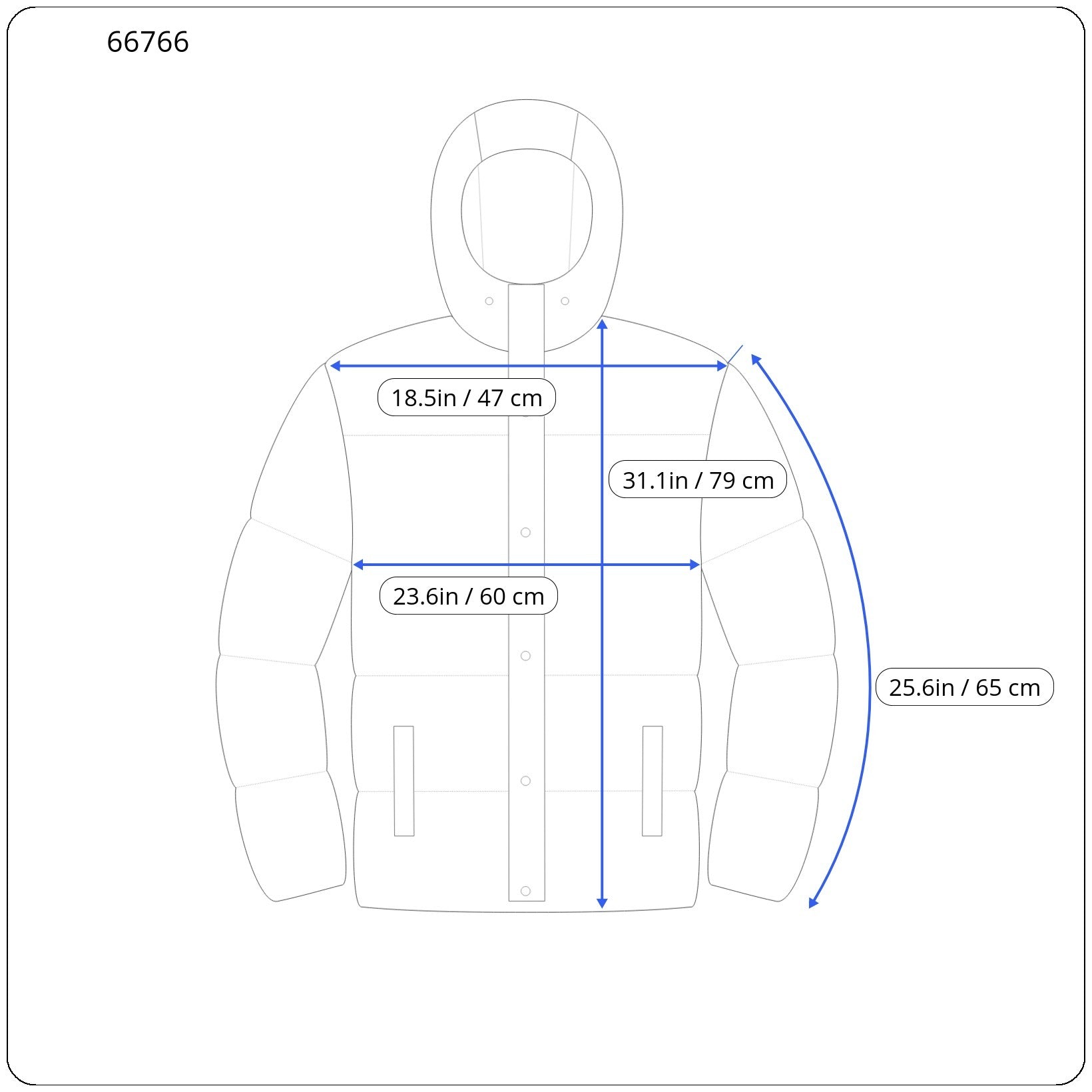 TUCANO URBANO Men's S Navy Waterproof Reflective Padded Hooded Jacket