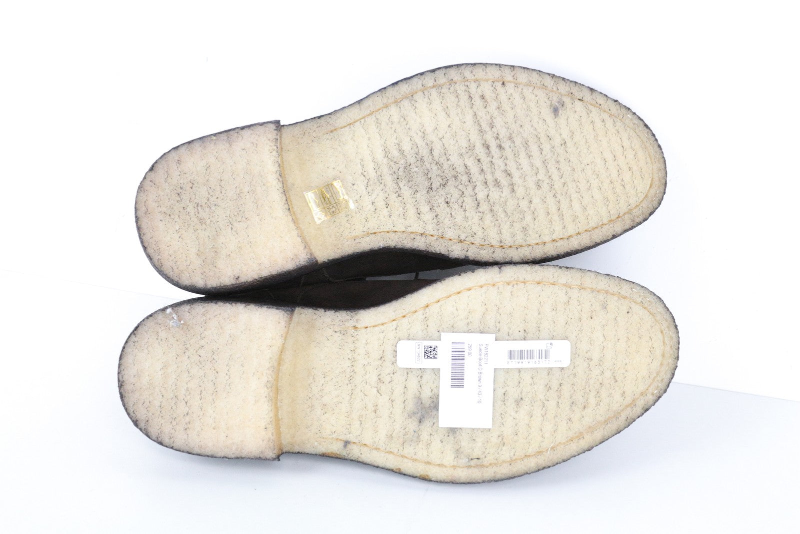 SUITSUPPLY vyriški 43 dydžio vidutinio rudumo zomšiniai klasikiniai aulinukai su raišteliais 