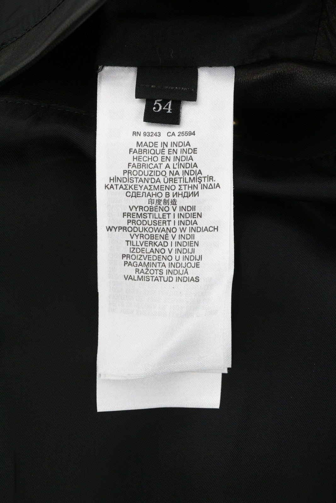 DIESEL L-Metalo vyriška striukė 54 juoda avikailio oda su užtrauktuku ir logotipu, rekomenduojama mažmeninė kaina – 795 € 