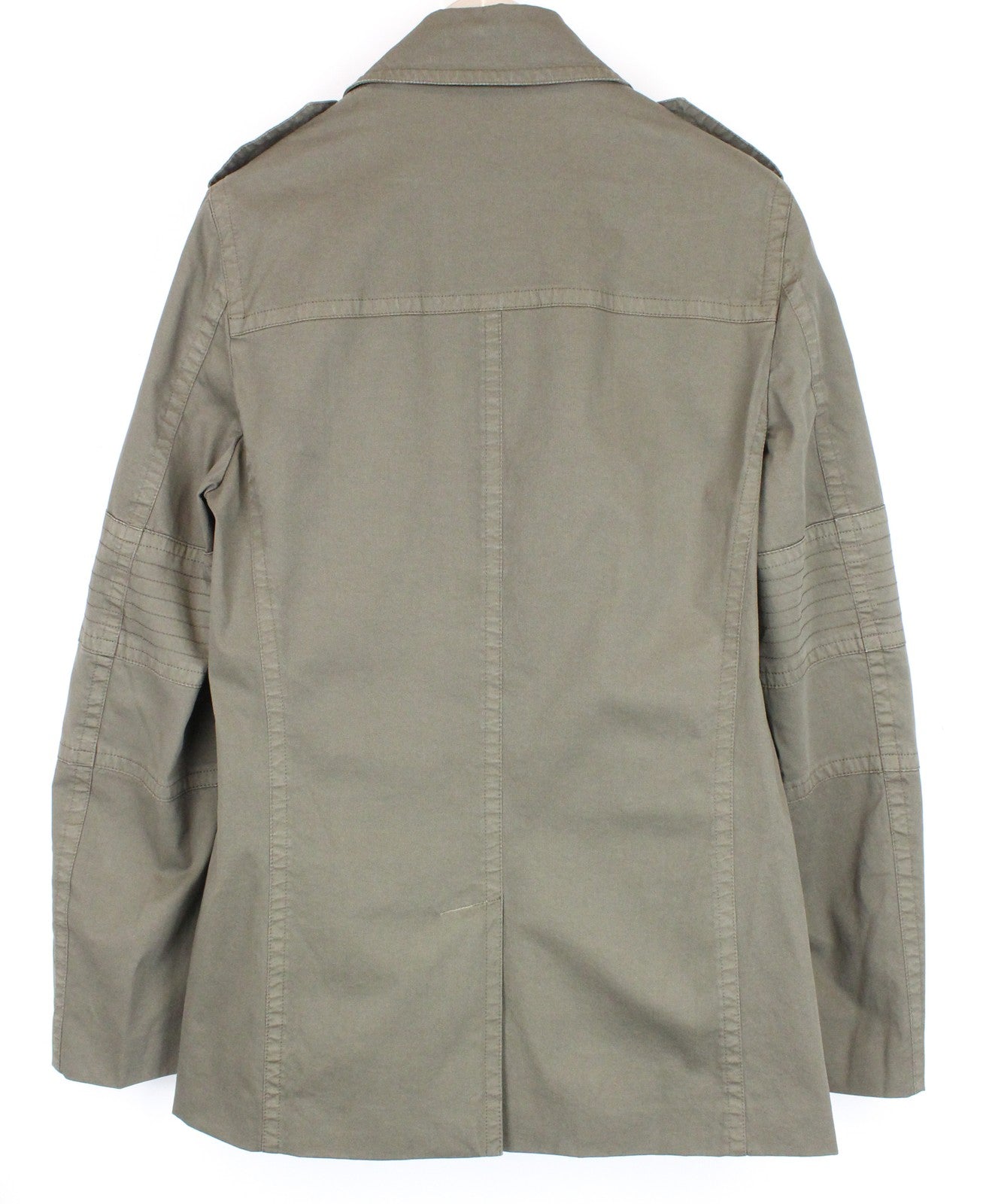 RICHMOND vyriška striukė 48 žalia, su apykakle, pamušalu, tampri medvilninė, vienos krūtinės 