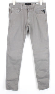 REPLAY W31/L34 Anbass džinsai, prigludę, tamprūs, pilki, medvilniniai, su 5 kišenėmis 